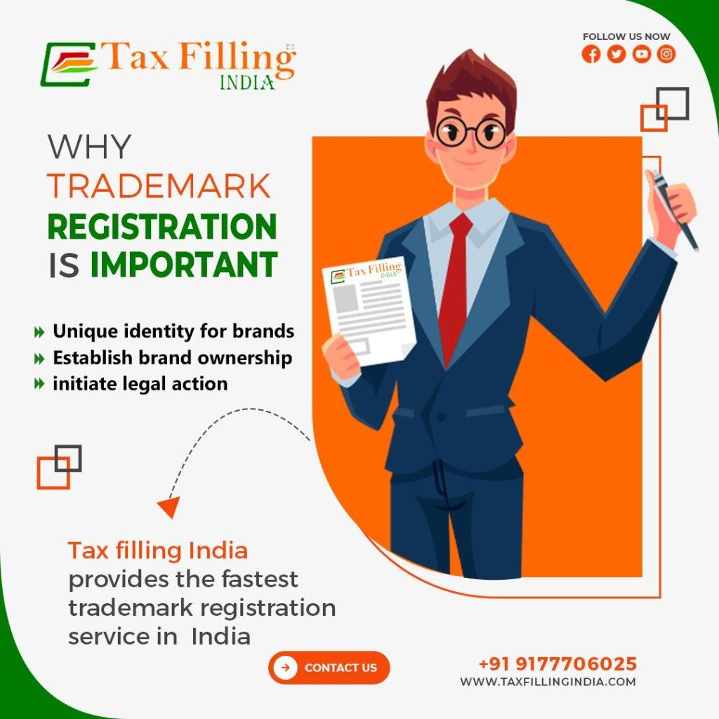 Trademarke registration by Tax Filling India